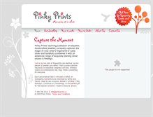 Tablet Screenshot of pinkyprints.ie
